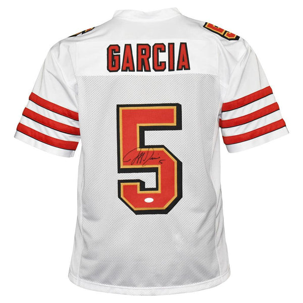 Jeff Garcia Signed San Francisco Red Football Jersey (JSA) — RSA