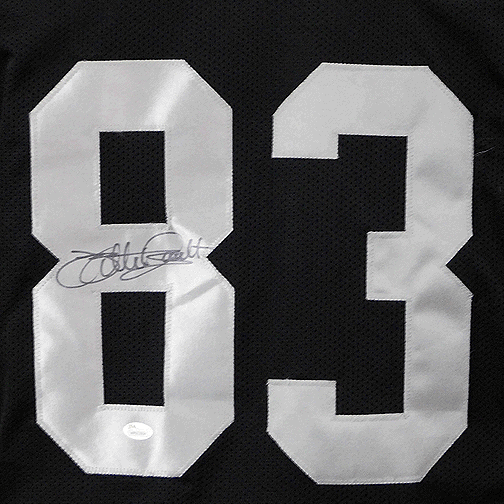 RSA Willie Gault Signed Pro Edition Black Football Jersey (JSA)