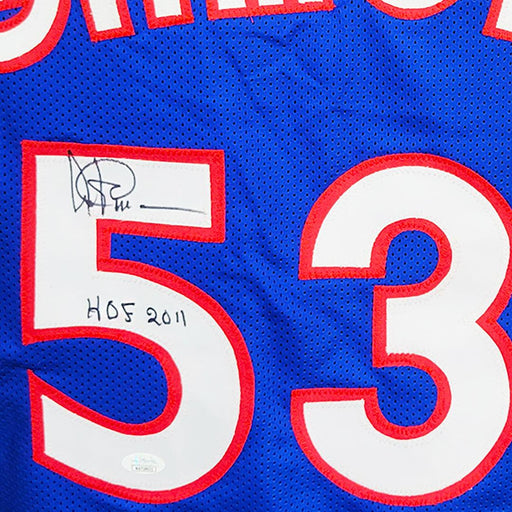 Artis Gilmore Signed HOF 2011 Inscription Kentucky Blue Basketball Jersey (JSA) - RSA