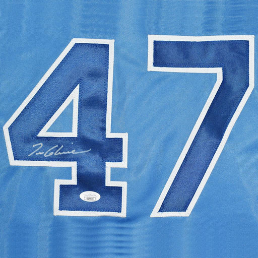 Tom Glavine Signed Atlanta Light Blue Baseball Jersey (JSA) - RSA
