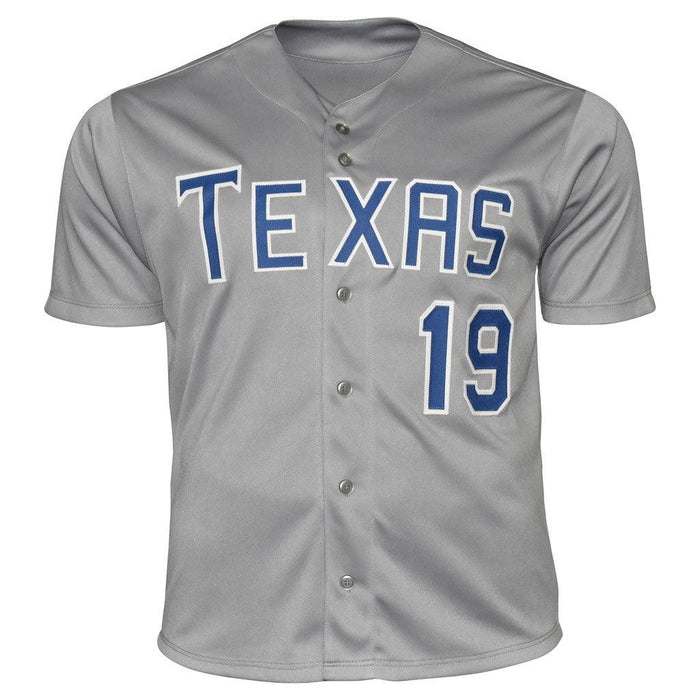 Texas Rangers V-Neck Jersey - Gray