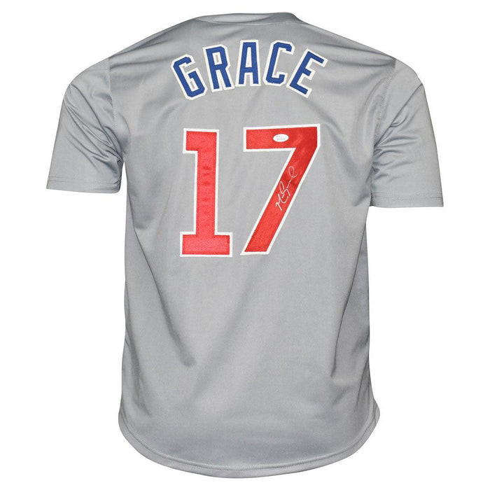 Mark Grace Signed Chicago Pro Grey Baseball Jersey (JSA) - RSA