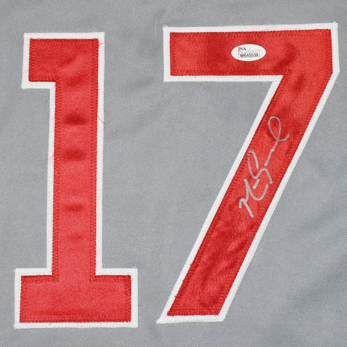 Mark Grace Signed Chicago Pro Grey Baseball Jersey (JSA) - RSA