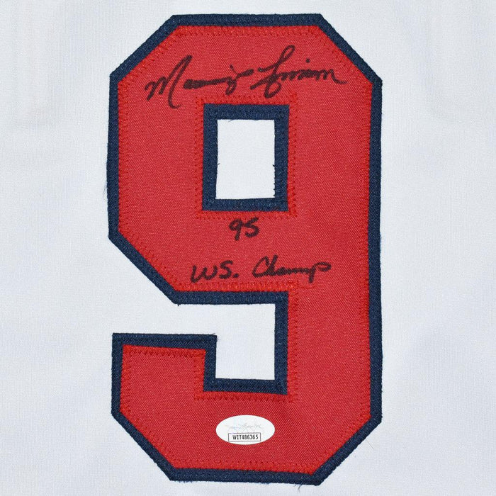 Marquis Grissom Signed Atlanta Braves Jersey (JSA COA) 1995 World Series  Champ