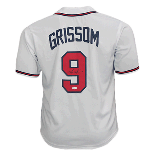 Marquis Grissom Autographed Jersey (Braves) - JSA COA! at 's Sports  Collectibles Store
