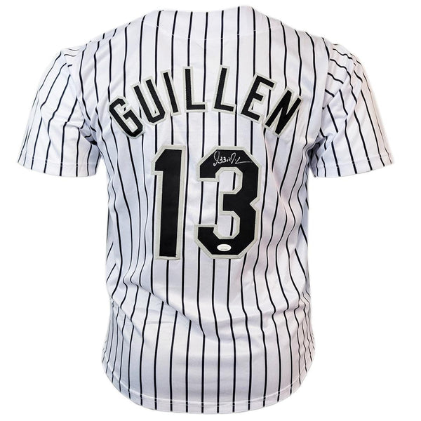 Ozzie Guillen Signed Gray White Sox Jersey JSA