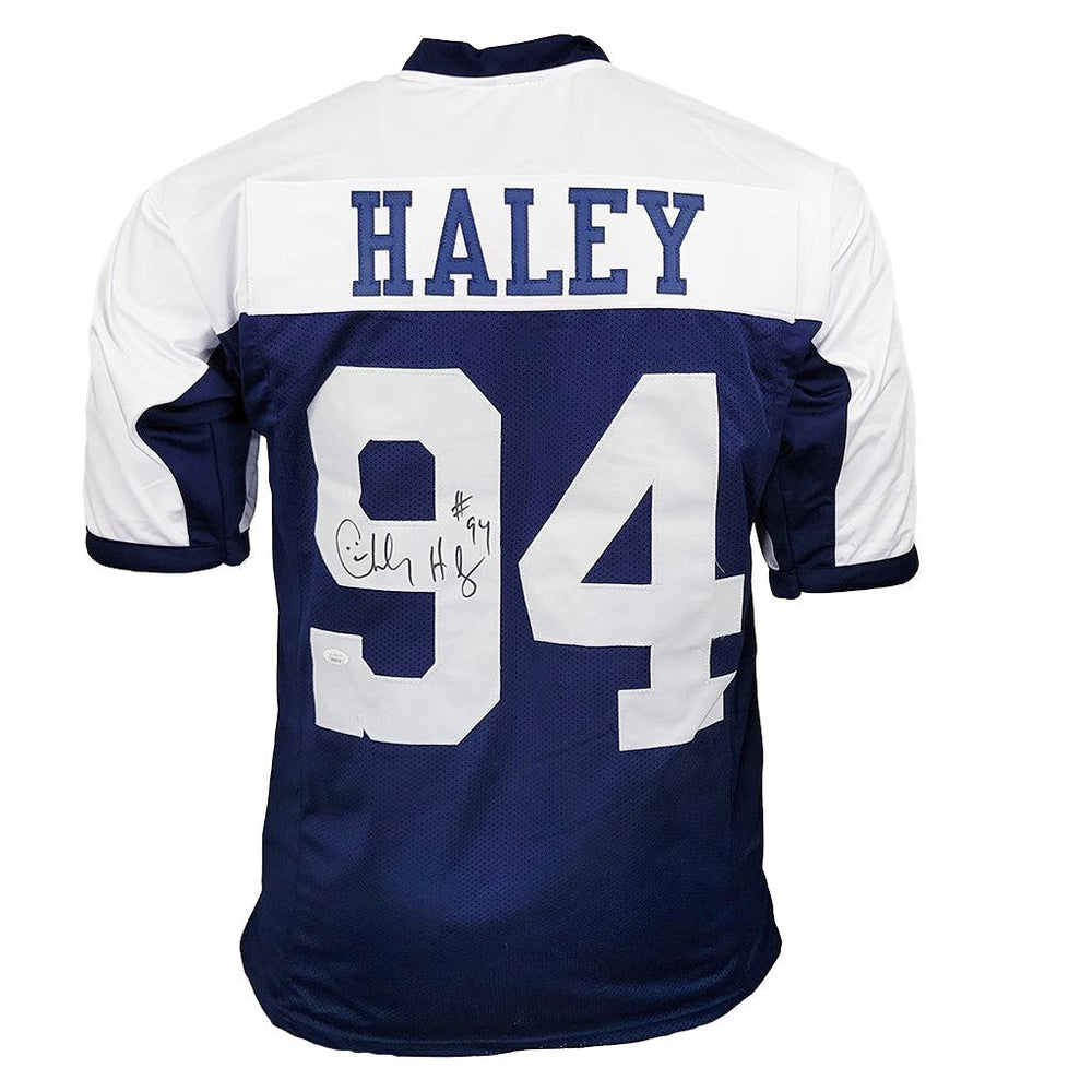 Charles Haley Dallas Cowboys Signed Custom Jersey