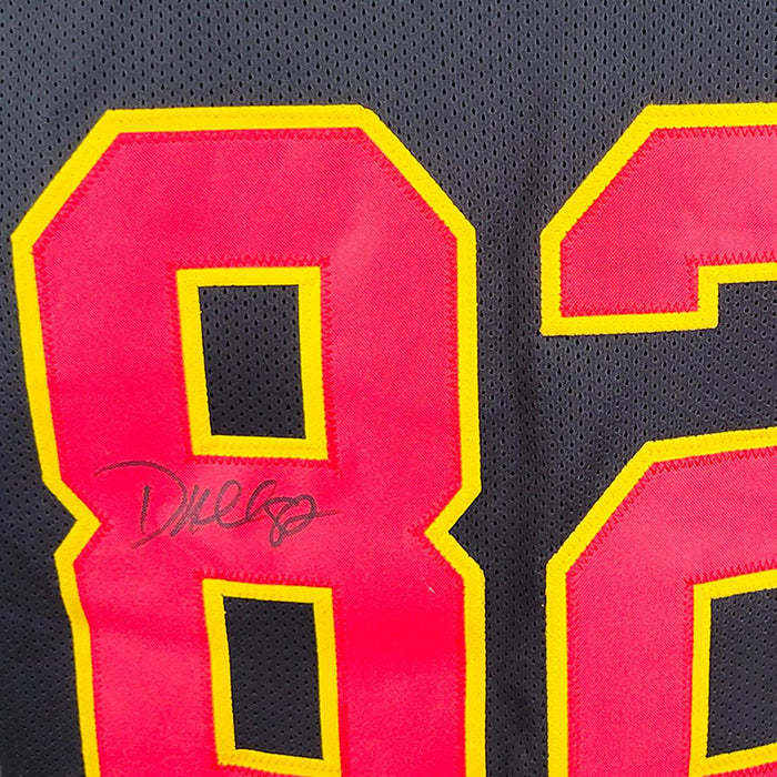 RSA Dante Hall Signed Kansas City Black Football Jersey (JSA)