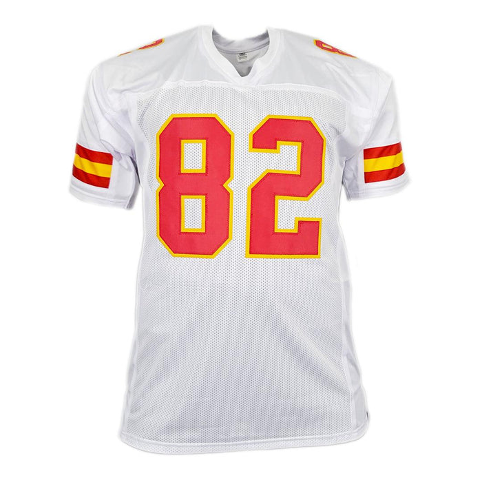 Dante Hall Signed Kansas City White Football Jersey (JSA) - RSA