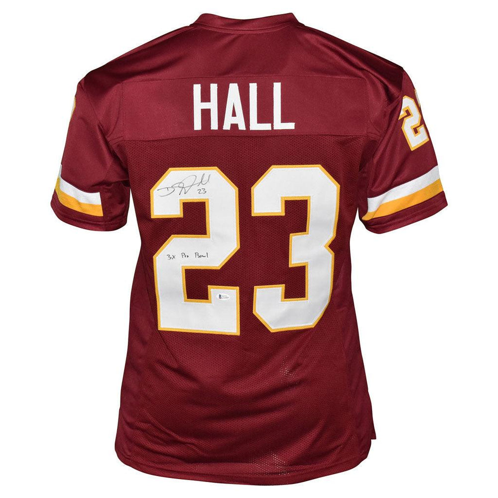 DeAngelo Hall Signed Washington Redskins Jersey (Beckett Hologram) 3xP –