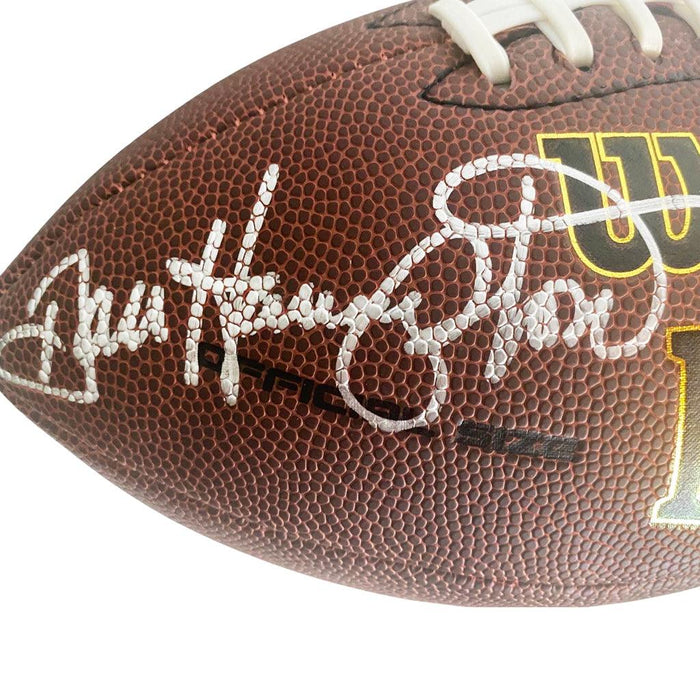 Dan Hampton Signed HOF 2002 Inscription Wilson Official NFL