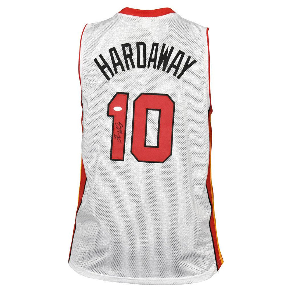 Tim Hardaway Signed Miami White Basketball Jersey (JSA) - RSA