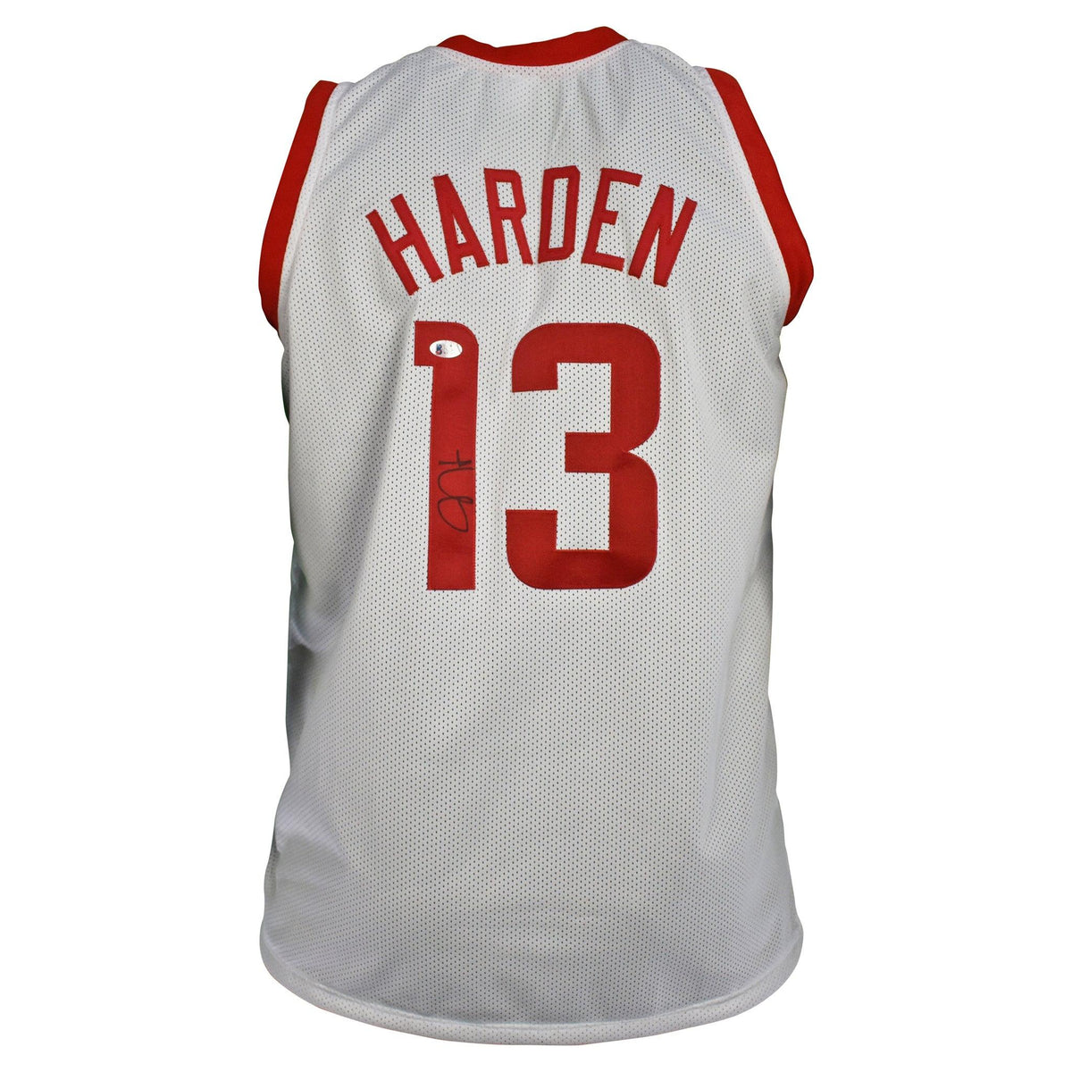 James Harden Autographed and Framed Red Houston Rockets Jersey