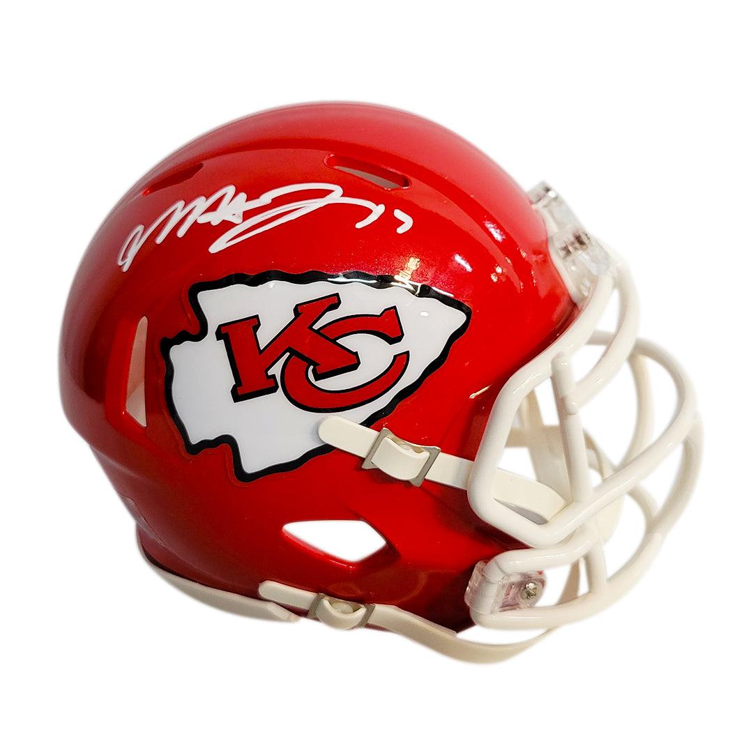 Mecole Hardman Signed Kansas City Chiefs Speed Mini Replica Football H ...