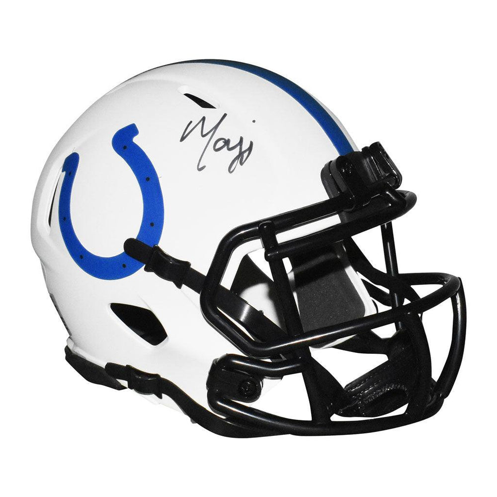 Marvin Harrison Signed Indianapolis Colts Lunar Eclipse Speed Mini Rep — RSA