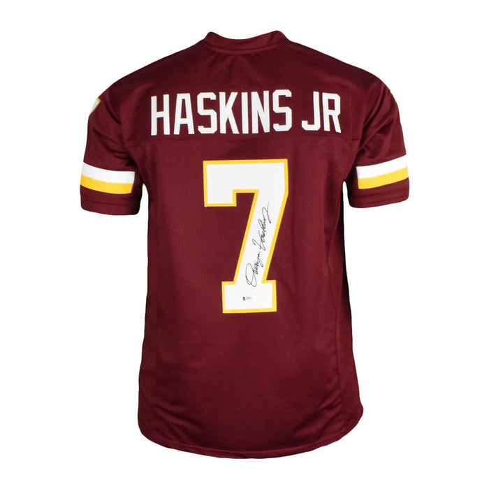 Dwayne Haskins Signed Pro-Edition Maroon Football Jersey (JSA) — RSA