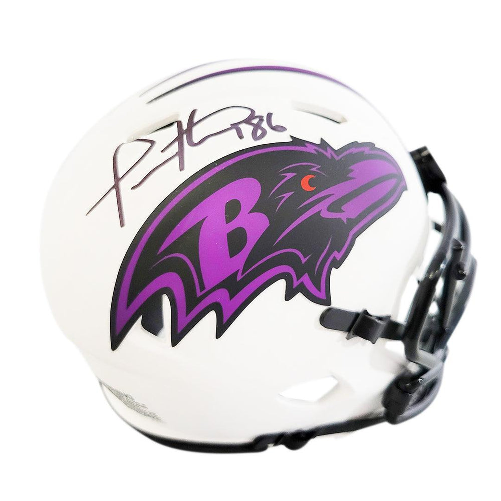 Todd Heap Signed Baltimore Ravens Lunar Eclipse Speed Mini Replica