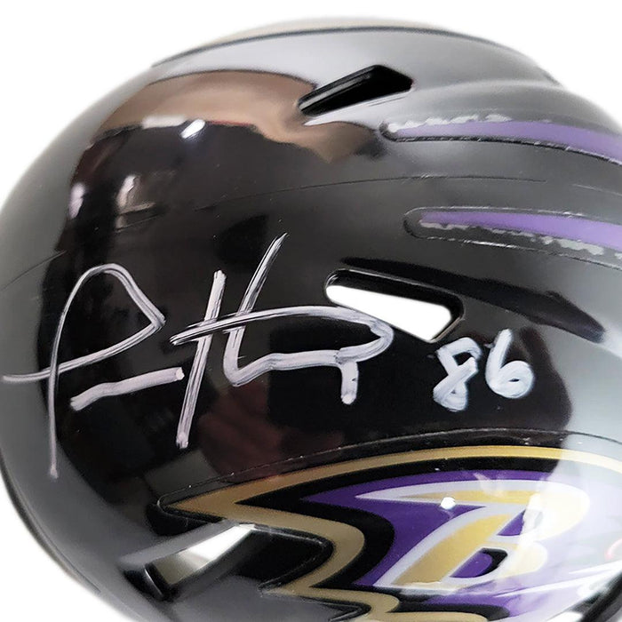 Signed Mini Helmet Baltimore Ravens