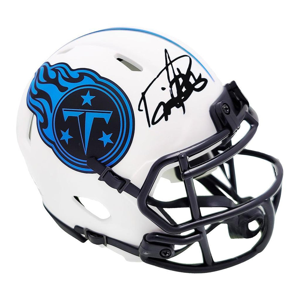 Derrick Henry Signed Tennessee Titans Lunar Eclipse Speed Mini Football Helmet (Beckett) - RSA