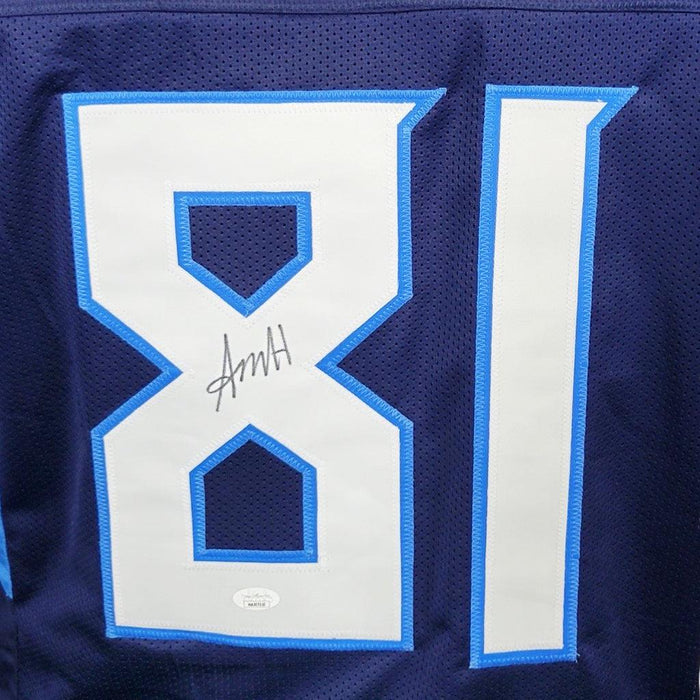 Austin Hooper Autographed Jersey JSA CERTIFIED Tennessee Titans NFL