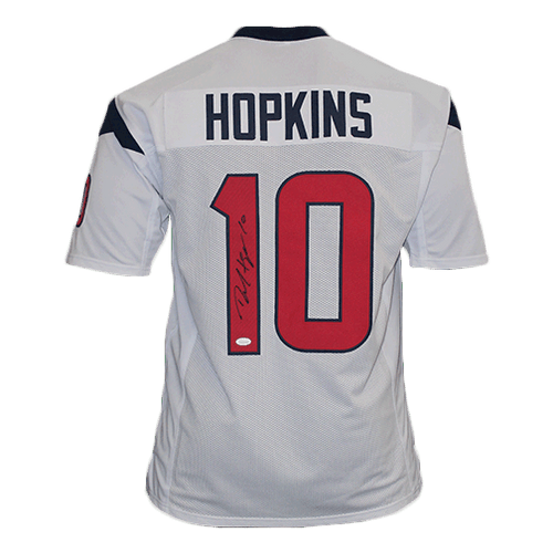 DeAndre Hopkins Autographed and Framed White Texans Jersey