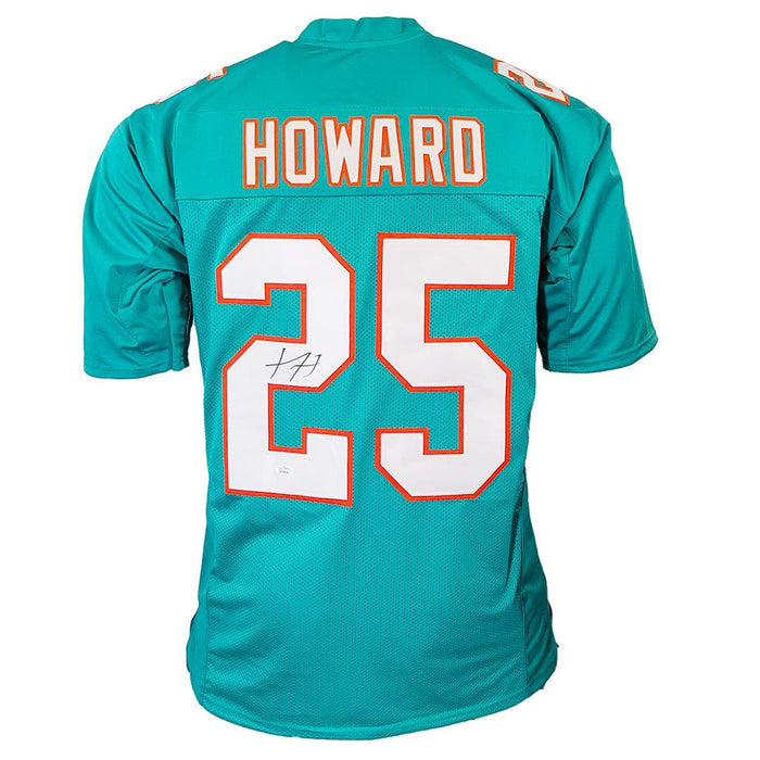Xavien Howard Signed Miami Blue Football Jersey (JSA) - RSA