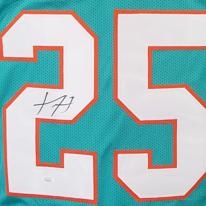 Xavien Howard Signed Miami Blue Football Jersey (JSA) - RSA
