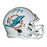 Xavien Howard Signed Miami Dolphins Speed Mini Replica White Football Helmet (JSA) - RSA