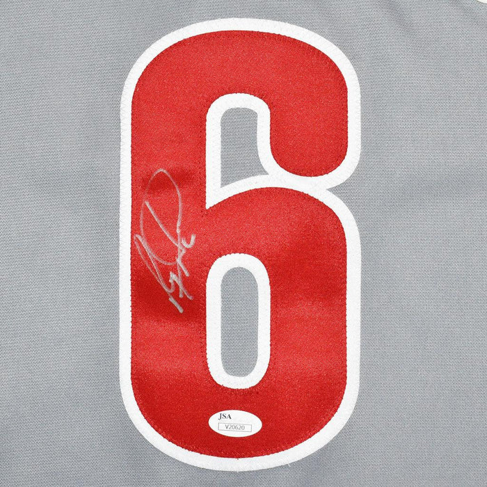Ryan Howard Signed Philadelphia Grey Baseball Jersey (JSA) — RSA
