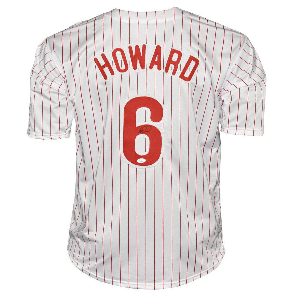 Ryan Howard Signed Philadelphia Pinstripe Baseball Jersey (JSA) — RSA