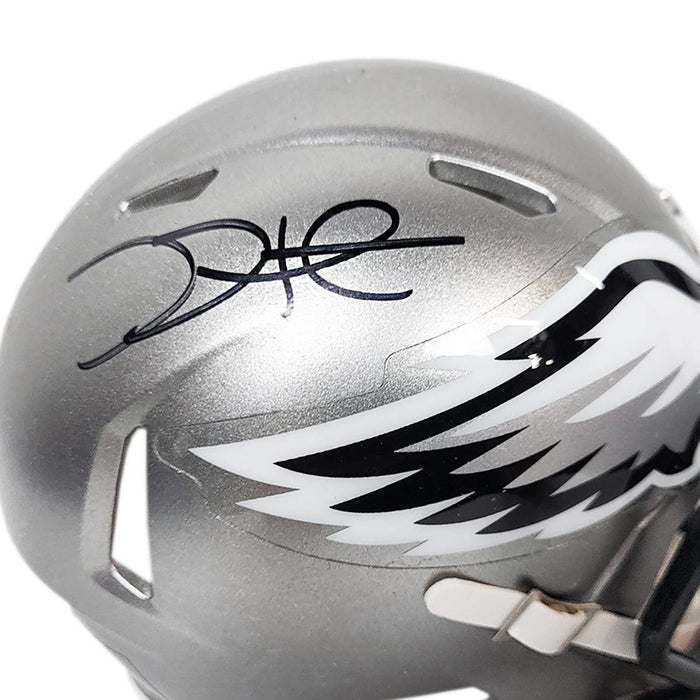 Jalen Hurts Signed Philadelphia Eagles Flash Speed Mini Football Helmet (JSA) - RSA