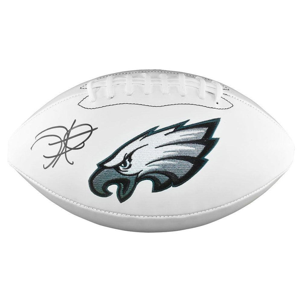 Jalen Hurts Signed Philadelphia Eagles Official NFL Team Logo Football (JSA) - RSA