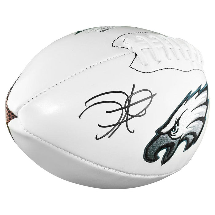 Jalen Hurts Signed Philadelphia Eagles Official NFL Team Logo Football (JSA) - RSA