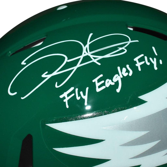 Jalen Hurts Signed Fly Eagles Fly Inscription Philadelphia Eagles Flat — RSA