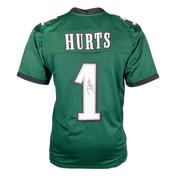 Jalen Hurts Philadelphia Eagles Signed Autograph Custom Jersey Green JSA  Certified at 's Sports Collectibles Store