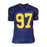 Aidan Hutchinson Signed Michigan College Blue Football Jersey (Beckett) - RSA