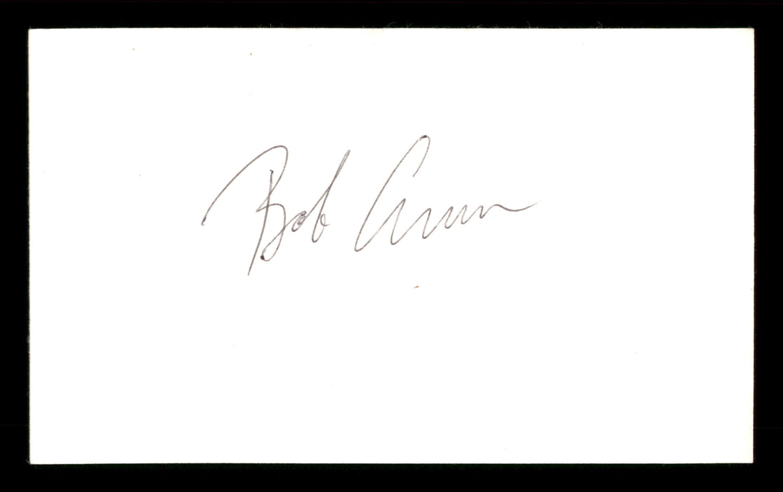 Bob Arum Autographed 3x5 Index Card Promoter SKU #186905 - RSA