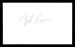 Bob Arum Autographed 3x5 Index Card Promoter SKU #186905 - RSA