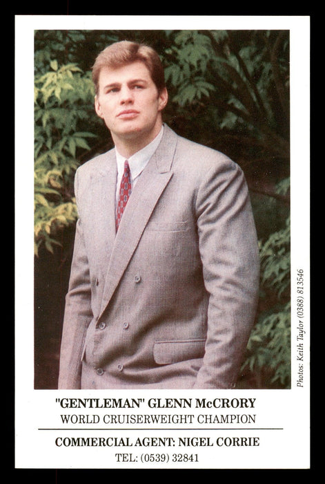 Glenn McCrory Autographed 4x6 Photo "Best Wishes" SKU #186932 - RSA