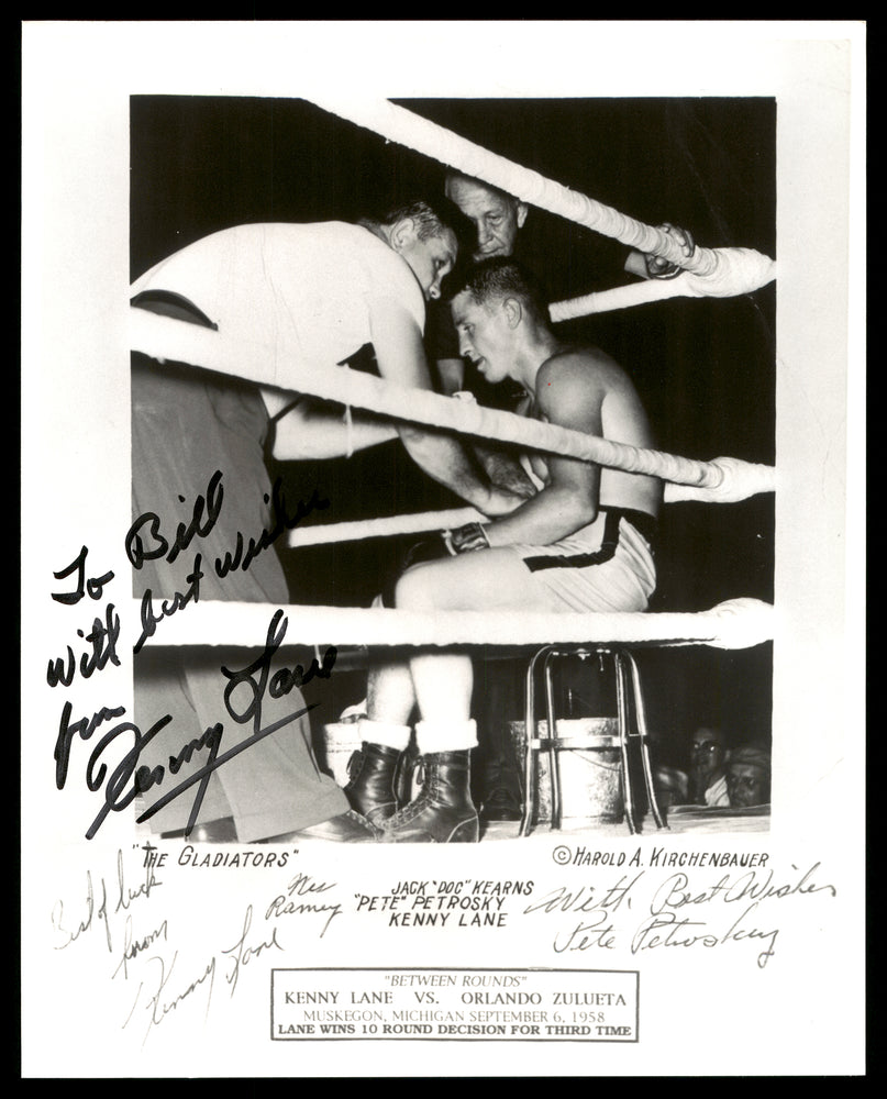 Kenny Lane Autographed 8x10 Photo "To Bill" SKU #186946