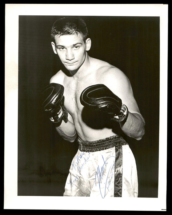 Mark Tessman Autographed 8x10 Photo "To Ron Keep Punchin" SKU #186952 - RSA