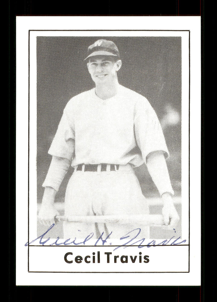 Cecil Travis Autographed 1978 Grand Slam Card #60 Washington Senators SKU #172095 - RSA