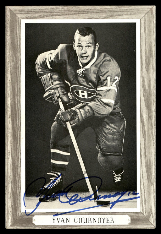 Yvan Cournoyer Autographed 1964-67 Beehive Group 3 4.5x6.5 Photo Montreal Canadiens SKU #176393 - RSA