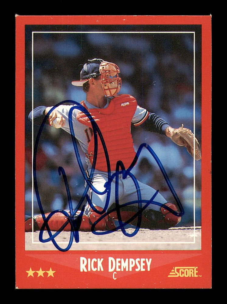 1988 Dodgers player profiles : Rick Dempsey, the number of the