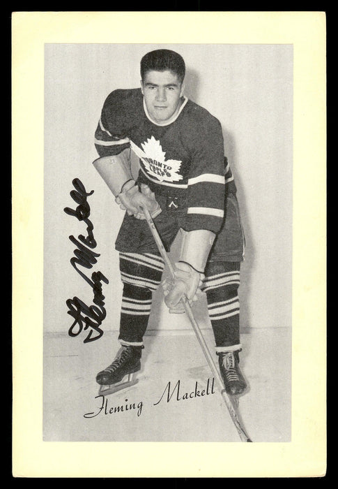 Fleming Mackell Autographed 1944-63 Beehive Group 2 4.5x6.5 Photo Toronto Maple Leafs SKU #176667 - RSA