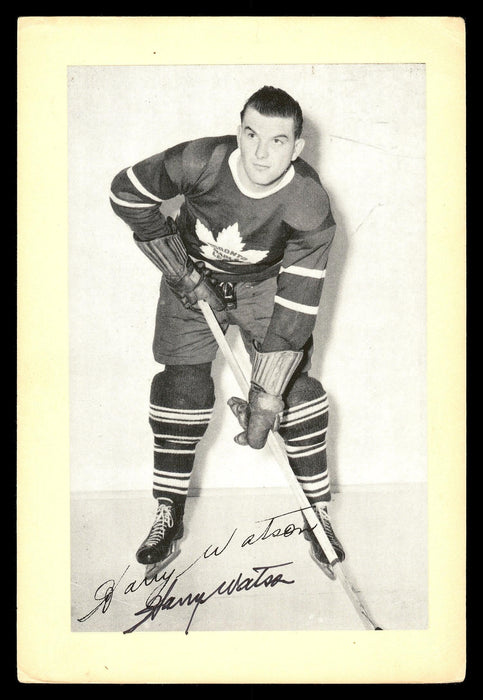 Harry Watson Autographed 1944-63 Beehive Group 2 4.5x6.5 Photo Toronto Maple Leafs SKU #176668 - RSA