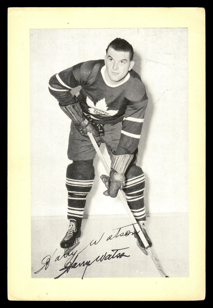 Harry Watson Autographed 1944-63 Beehive Group 2 4.5x6.5 Photo Toronto Maple Leafs SKU #176668 - RSA