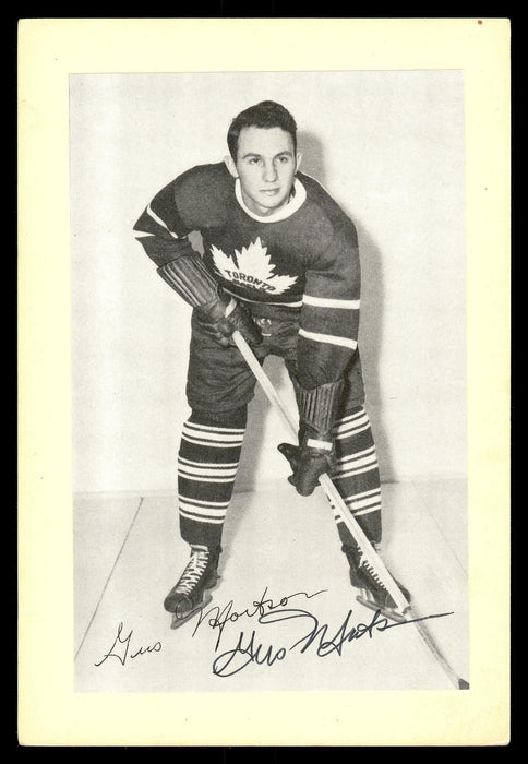 Gus Mortson Autographed 1944-63 Beehive Group 2 4.5x6.5 Photo Toronto Maple Leafs SKU #176685 - RSA
