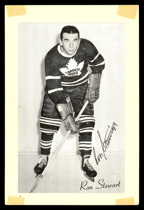 Ron Stewart Autographed 1944-63 Beehive Group 2 4.5x6.5 Photo Toronto Maple Leafs SKU #176692 - RSA