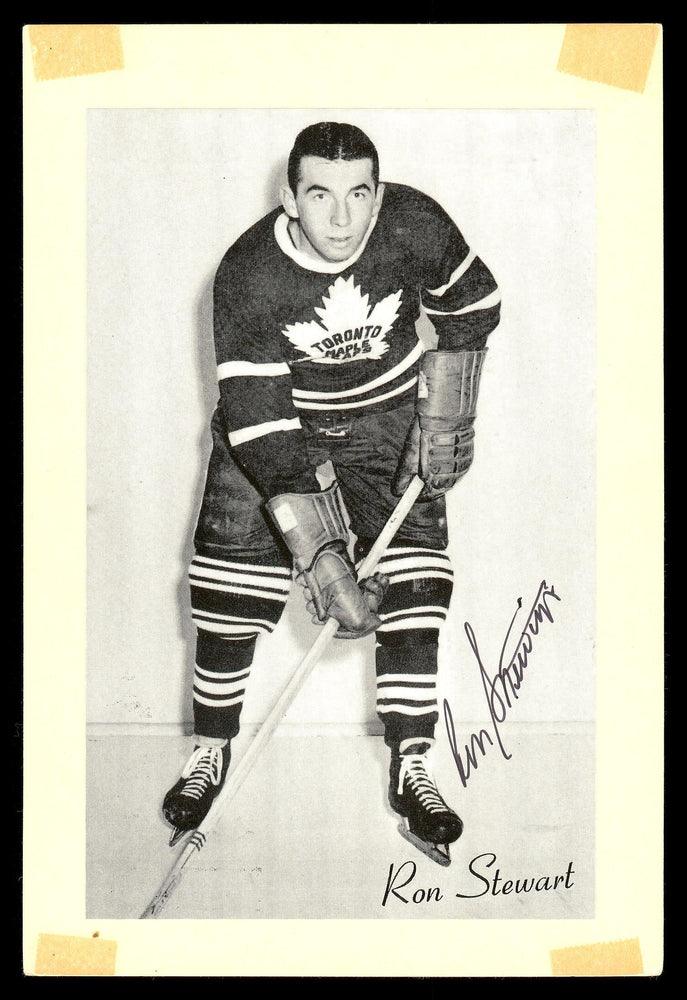 Ron Stewart Autographed 1944-63 Beehive Group 2 4.5x6.5 Photo Toronto Maple Leafs SKU #176692 - RSA